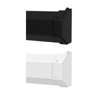 A comparison photo of the two retractable photo backdrop casings.